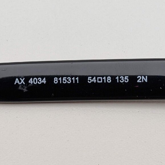 🕶️Armani Exchange AX4034 815311 Sunglasses 54/18 135 /KAA519🕶️ - Picture 3 of 5